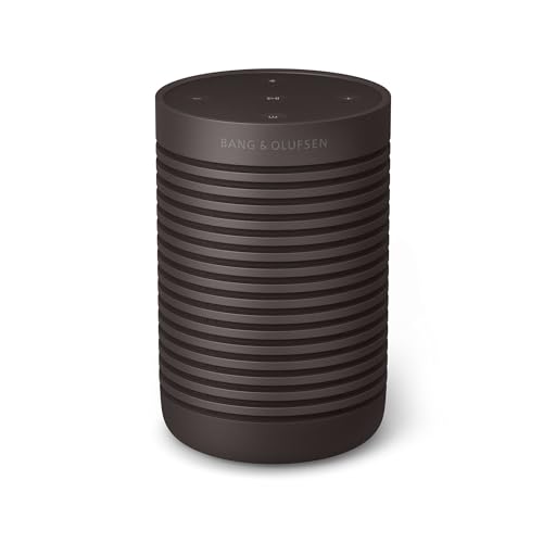 Image of Bang & Olufsen Beosound Explore - Wireless Portable Outdoor Bluetooth Speaker, IP 67 Dustproof and Waterproof, Chestnut