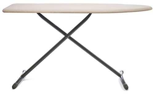 Tivit Ironing Board Cover 16 X 55 Standard Chemical Free Eco-Friendly Padded Covers - Unbleached, Untreated Natural Cotton & Wool Pad - 2 Layer, 3 Fastener Straps, Pull Bungee Cord - Made In Italy #TOP5