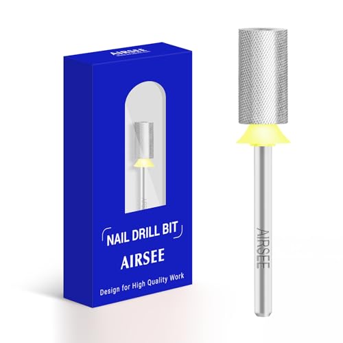 AIRSEE Tungsten Carbide Acrylic Nail Drill Bit...