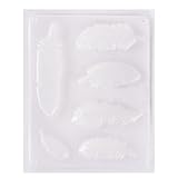 Rayher Moule plastique PE-LD: Plumes 6 motifs tailles div. transparent, 36014000