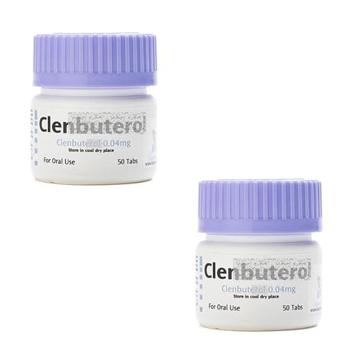 x2 Clemb-terol Pastilla para Hombres y Mujeres 50 Tabs 0.04 mg (2)