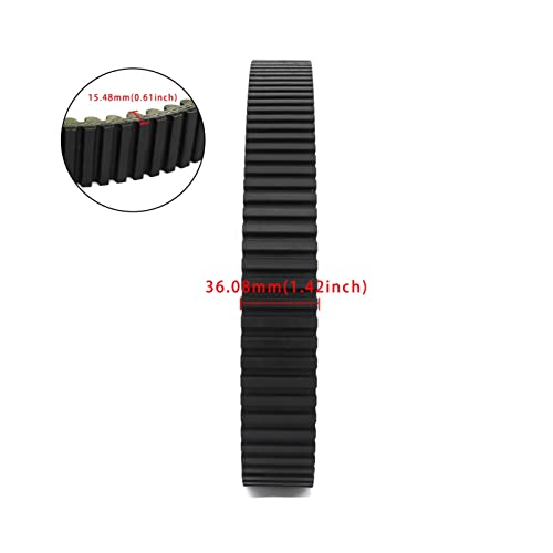 Courroie double denture 939 0180-055000 pour transmission ATV UTV