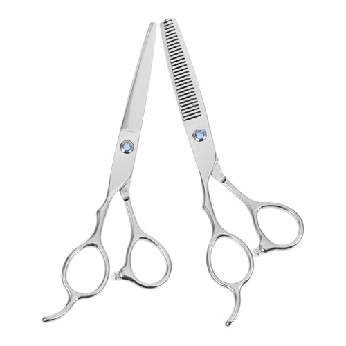 Ciseaux de coiffure gaucher Solustre en acier inox pour coupe précise