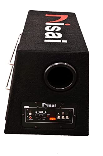 Image of NISAI NS-1020-1 4500 watt Active Subwoofer Class A Vehicles /Car Amplifier Music Sound System with High Power Smooth Volume-Black
