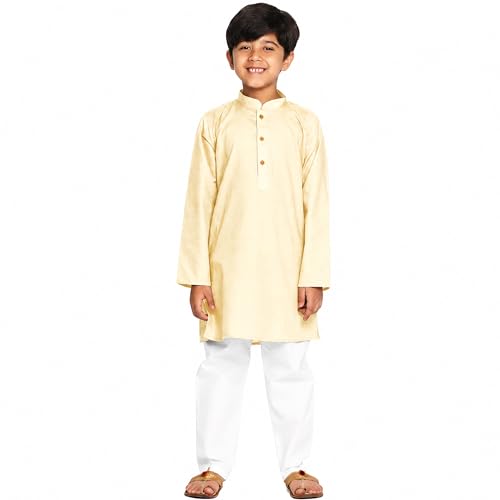 Image of Chandrakala Kids Kurta Set for Boys Indian Ethnic Wear (KK117-P)