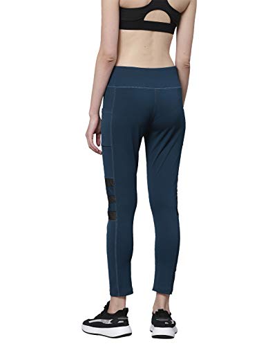 Image of CHKOKKO Women's High Rise Regular Fit Polyester Blend Sports Leggings (JSSTIGHT)