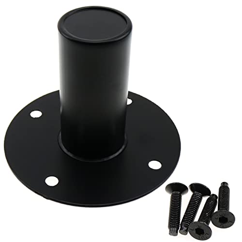 Pièces de réparation pour haut-parleurs et support métal noir de fixation home cinéma DIY