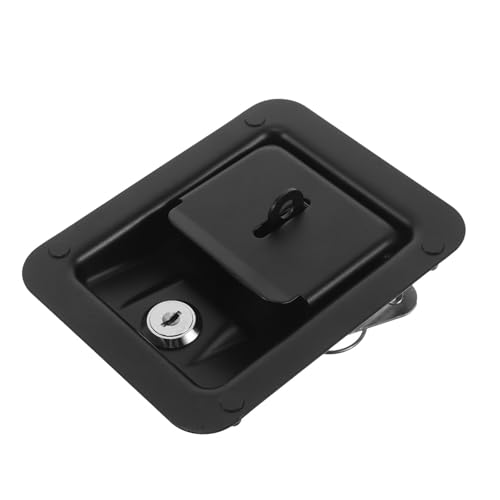 Loquet de porte noir pour boîte à outils de voiture en voyage