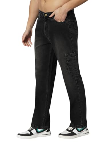 Image of Amazon Brand - INKAST Men Mid Rise Straight Fit Jeans | Denim Wear | Casual Pants | Straight Fit