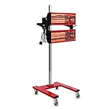 Solary Infrared Paint Curing Lamp, 2100W 110V Short Wave Infrared Paint Dryer with Timer for Car Pai