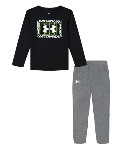 Image of Under Armour Boys' 2-piece Long Sleeve Graphic T-Shirt and Joggers Set