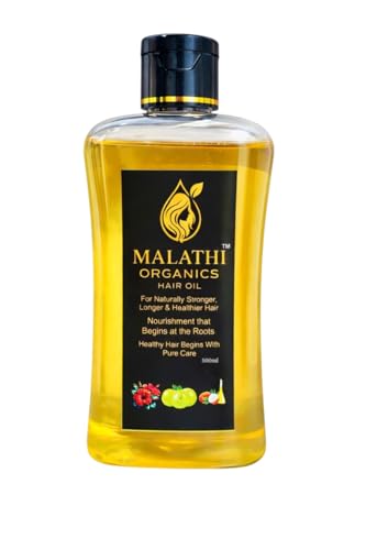 Image of Hair Oil, Infused with Nutrient-Rich Botanicals Coconut Oil, Flaxseed, Marshmallow Root, Aloe Vera, Hibiscus, Amla & Fenugreek Extracts,For Stronger & Healthier Hair(500 ml).