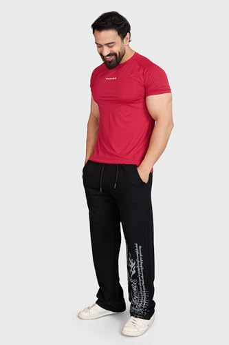 Image of FUAARK Men's Round Neck Slim Fit Gym Sports T-Shirt
