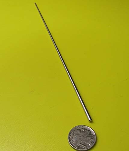 316 Stainless Steel Hardened Shaft 2mm Diameter x 400mm Long 1 pc