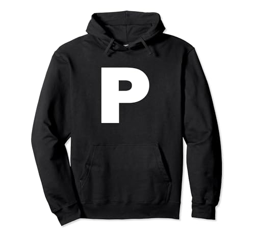 Letter P Christmas Halloween Costume Letter P Sudadera con Capucha