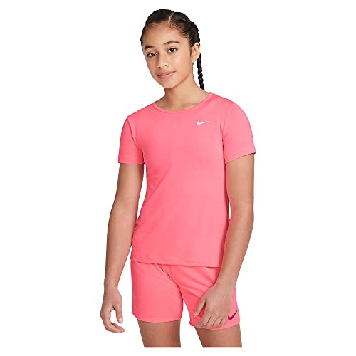 T-Shirt Fille Nike G NP SS anti-transpiration pour le running