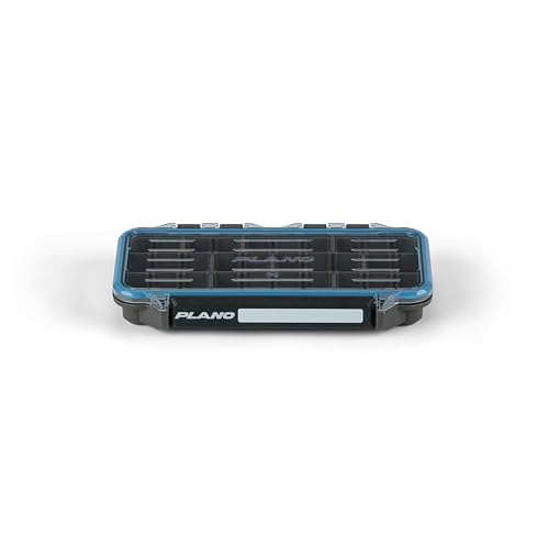 Plano StowAway 3500 Waterproof Stow Tackle Box, IPX7 Waterproof Rating, with Rustricor, Single Latch Design, Transparent DuraView Lid, Stackable Storage for Fishing Bait, Lures and Gear - image 1