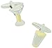 MasGemelos Boutons de manchette Motif shaker et cocktail