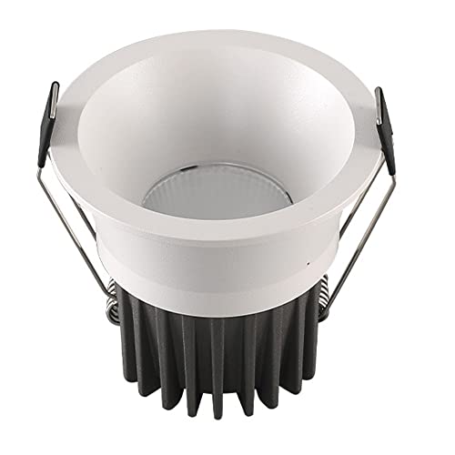 SDFDSSR 5W 7W 10W LED Downlight LED Can Lights COB Eyeball Retrofit Projecteur Directionnel Encastré Plafonnier Deep Anti-Glare COB Projecteurs Découpe 75mm Cover