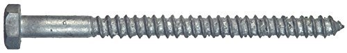 Hillman 3/8 in. x 1-1/2 in. L Hex Hot Dipped Galvanized Steel Lag Screw 100 pk
