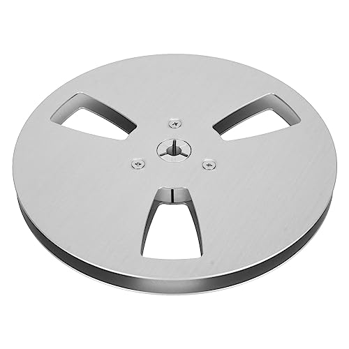 Carrete de Cinta Vacío de Aleación de Aluminio de 1/4 y 7 Pulgadas para Reproductores de Cinta de Carrete a Carrete Carrete Abierto Carrete de Captación de Sonido Carrete de