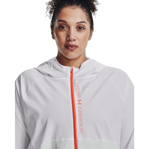 Chaqueta con cremallera transpirable Under Armour Woven cortavientos 5