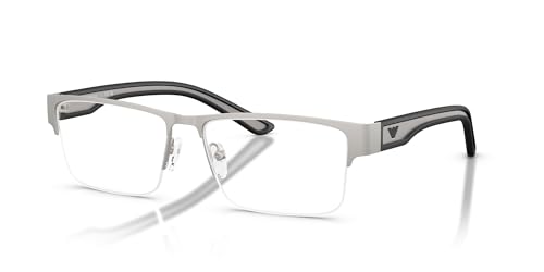 Image of Emporio Armani mens Ea1182 Rectangular Prescription Eyewear Frames