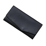 [statusy] il modo ステータシー イルモード 日本製 本革 小さい長財布 レディース メンズ (Black, 右)