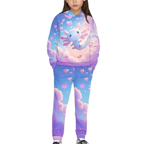 Pullover Hoodies and Sweatpants Kids 5-12T Girls Sweatshirts and Sweatpants Hoodies Tracksuit