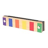 Idéal pour les débutants : l'harmonica à double rangée de seize trous est agréable pour les jeunes débutants, les aidant à développer leurs compétences musicales, harmonica, accessoires