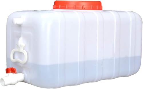 AMAZWI Water Tank 100L Large Capacity Water Storage Container Plastic Water Container,Camping Hiking Water Storage Water Container Home Food Grade Large Plastic Bucket(200L)