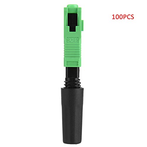 Garosa Connettore Rapido Fibra Ottica SC/APC, 100 Pezzi, Adattatore per Cavo in Fibra Ottica, per Reti FTTH e Cablaggio LAN