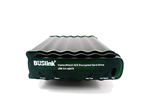 Image of BUSlink CipherShield Encrypted External Desktop Hard Drive, 256-bit AES Hardware Encryption, FIPS 140-2 Level 2, USB 3.0 & eSATA, HIPAA /HITECH /FERPA, TAA-Compliant (Mode 1 Key, 8TB)