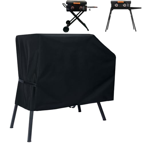 Grill Cover for Blackstone 22 inch 17 inch Griddle with Hood and Stand, NOELIFE Waterproof Griddle Cover Windproof and UV Resistant Outdoor BBQ Grilling Cover with Bonus Storage Bag