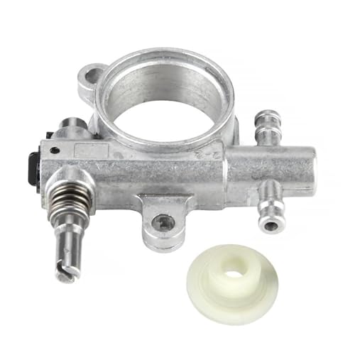 DEWIN Bomba de Aceite Motosierra, 2500/3800 Bomba de Aceite Motosierra Accesorios para Engranajes Helicoidales 25CC/38CC