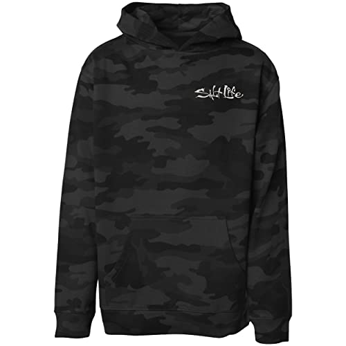 Salt Life Boys' Camo Salty Sailin Youth Hoodie2