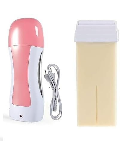 Koccido Wax Heater Machine Roll on Wax Hair Removal Wax Kit Wax Heater machine Wax Refill Waxing kit for Women Wax (Pack of 2) (wax Roller Heater) (Wax Heater Roller Waxing Kit) (B0D9S3P82G) Amazon Price History, Amazon Price Tracker