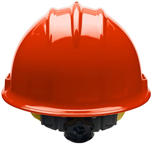 Bullard 30Hor Type I Class E Ansi Z89.1 Non-Vented Cap Style Safety Hard Hat With 6-Point Ratchet Suspension And Cotton Brow Pad, Hi-Viz Orange #TOP2