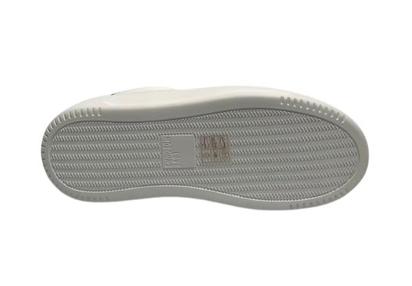 Moschino Love Eclipse 50 skórzane buty do sneakersów, biało-czerwone, DS26MO06 JA15065G1OIAH10C