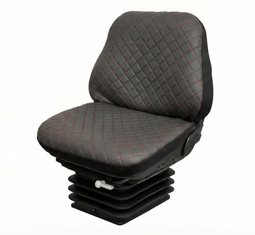 Auto Accessori Lupex - LS32 Housse de siège tracteur universelle - Assise et dossier en PU matelassée, coutures renforcées, protection et confort pour...