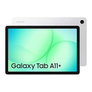 Samsung Galaxy Tab A11+ (Version canadienne et garantie) - Argent 128 Go, Tablette Android 11", Support de stockage externe, Prise pour écouteurs, Charge rapide 25 W