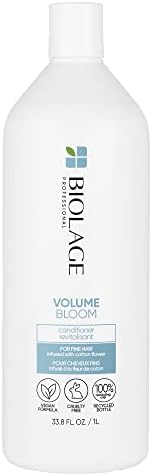 BIOLAGE Volume Bloom | Volumizing Conditioner | Weightless Moisture For Long-Lasting Voluminous Hair | For Fine Hair | Paraben & Silicone-Free | Vegan ​ | 33.8 Fl. Oz.