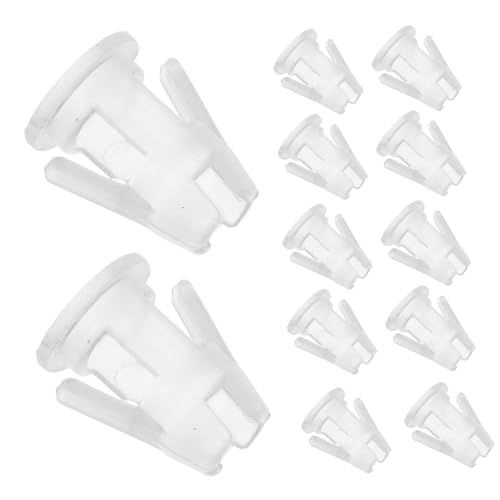 POPETPOP 200pcs Led Lamp Bead Plug Light Socket Safety Cap for Receptacles String Lights Replacement Safety Cap Plugs Plastic Socket Protectors Easy Install