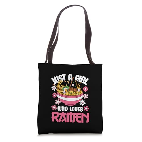 Bolsa Tote Just A Girl Who Loves Ramen miniatura 1