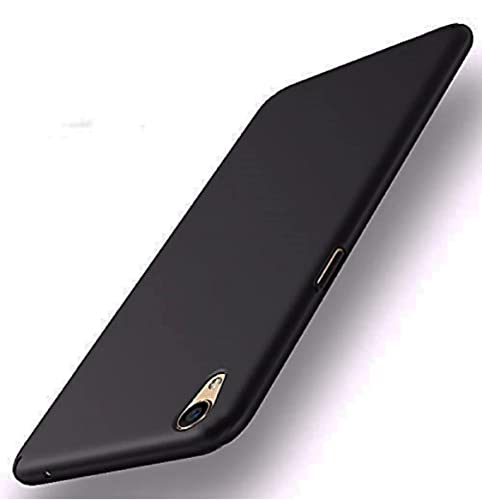 Image of Mobile Back Cover Case for Oppo A37 (Silicone Case|CameraProtection|Black SC1510)
