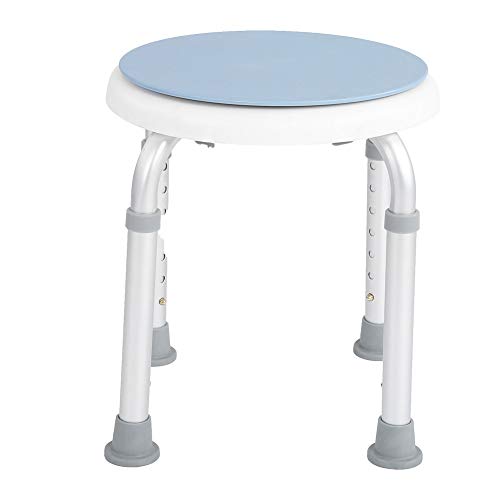 Aoutecen Tabouret de Douche réglable, siège de Baignoire Service SATISFAISANT Tabouret de Douche RÉGLABLE À 7 Vitesses pour Les Soins de santé en Cas de problèmes de mobilité sous la Douche ou dans
