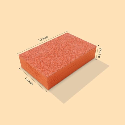 Mini bloque pulidor de uñas naranja de doble cara para un limado uniforme 2