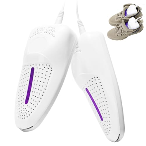 360° elektrisk torktumlare snabb uppvärmning USB-skalvärmare fotbollstemperatur fotbollsstöveltorkare för handskar hattar strumpor elektrisk sko torktumlare, torktumlare, Vitt och blått, One size