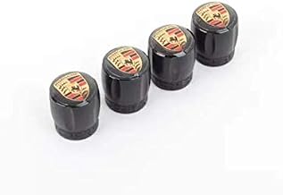 Black Aluminum Valve Stem Caps for Passenger Cars