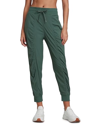 Image of CRZ YOGA Ease Line Joggers 26 inch /28.5 inch /30.5 inch | Casual, Lightweight, Ruched Design, Pockets, for Women